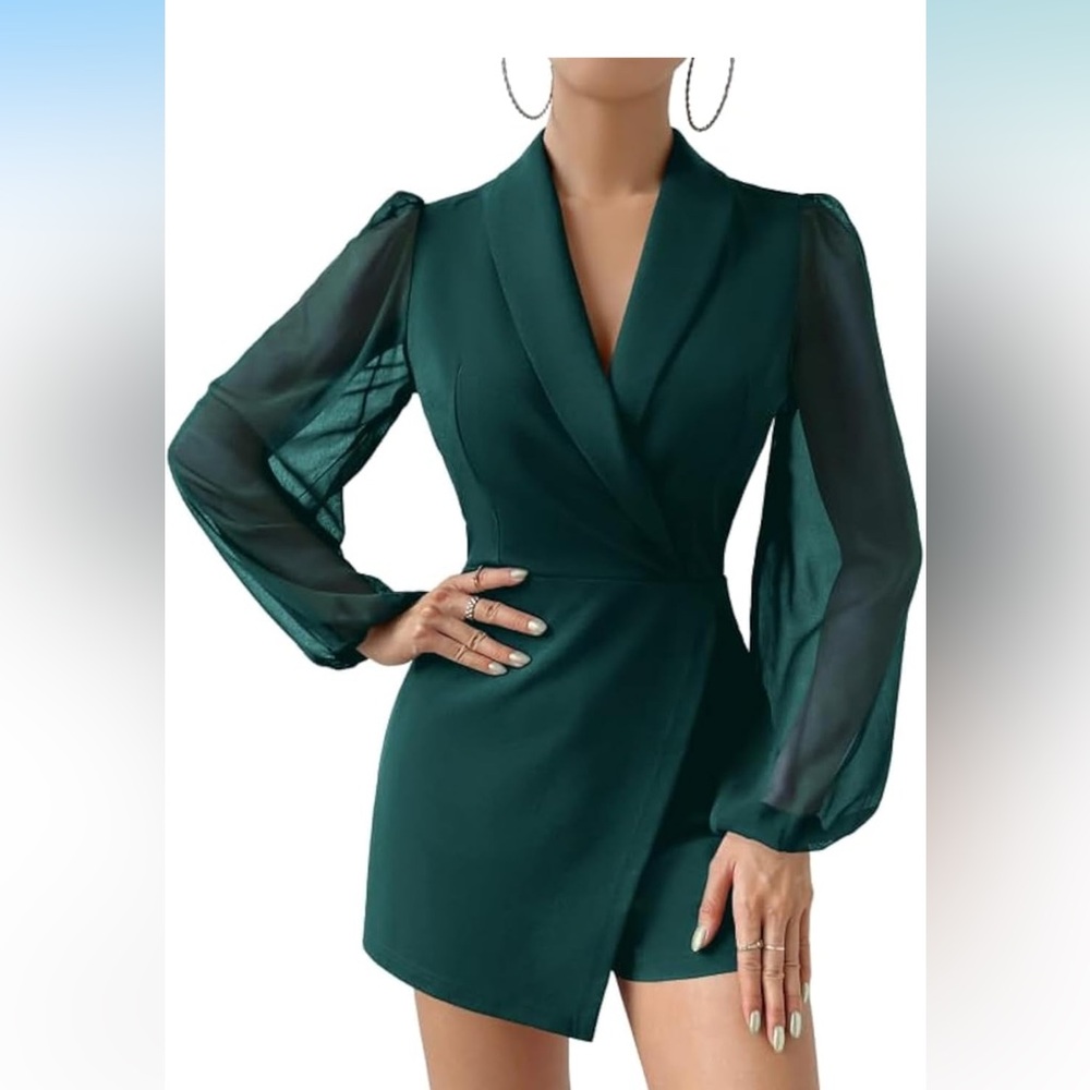 Elegant Green romper